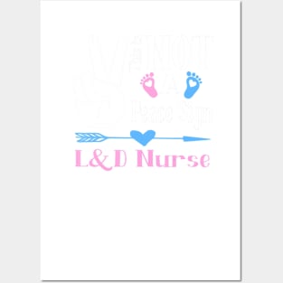 LD Nurse Shirt Birth Assistant Funny Labor Delivery Nurse Posters and Art